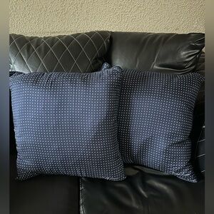 Ralph Lauren  Blue and White Accent Pillow Set of 2